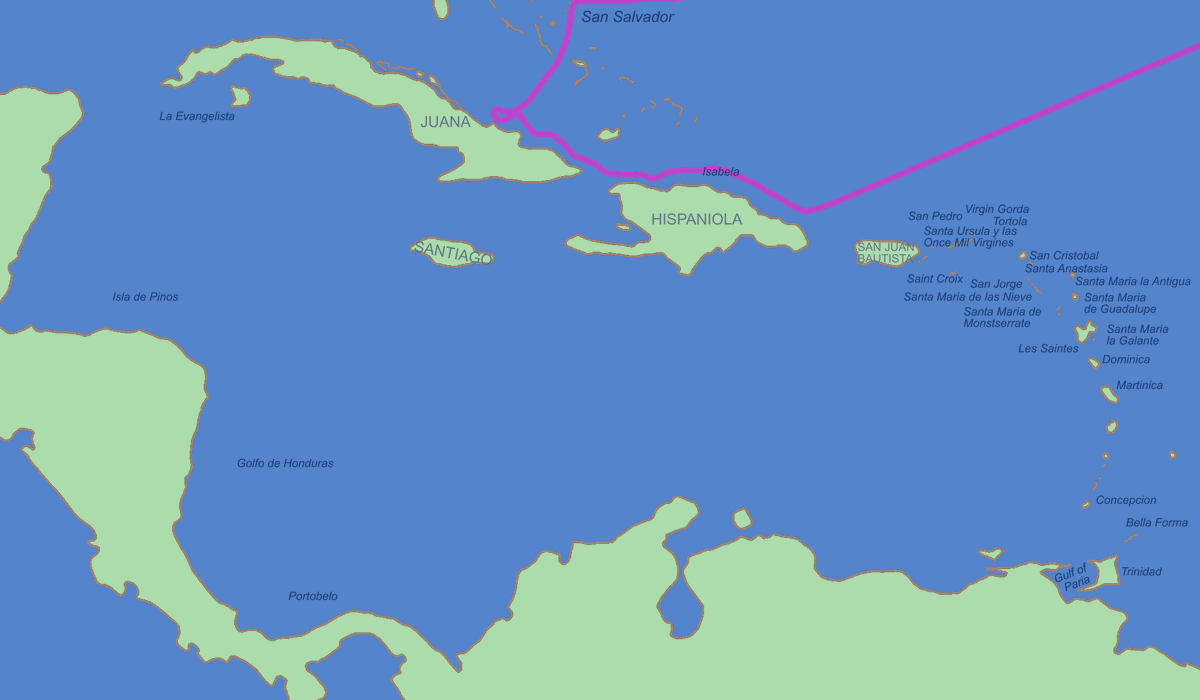 Lineadehistoria's tweet photo. Un día como hoy, 12 de octubre 1492 - en la isla Guanahaní (Bahamas) desembarcan los tres navíos de Cristóbal Colón. #historia #12deOctbre #DíaDeLaHispanidad https://t.co/MAKJ7nOmgh
