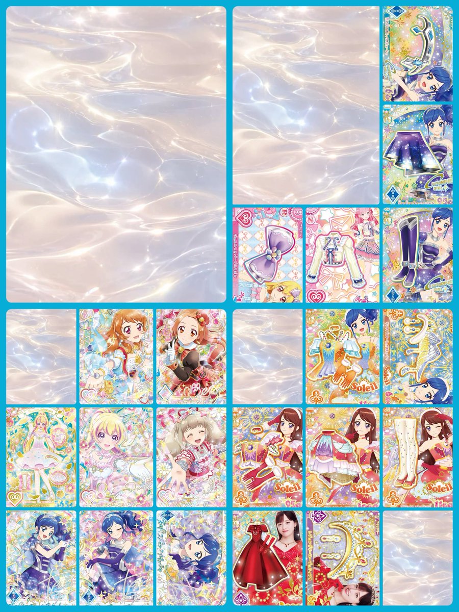 ssssthi565's tweet photo. アイカツ アンコール カード交換

譲：画像１、２枚目

求：画像３、４枚目

🩵郵送希望
検索からも大歓迎です🥺
お気軽にお声掛けください🙌🏻

⚠️画像3枚目カードを交換してくださる方優先に決めさせて頂きます。 https://t.co/KaGhLT9nZp