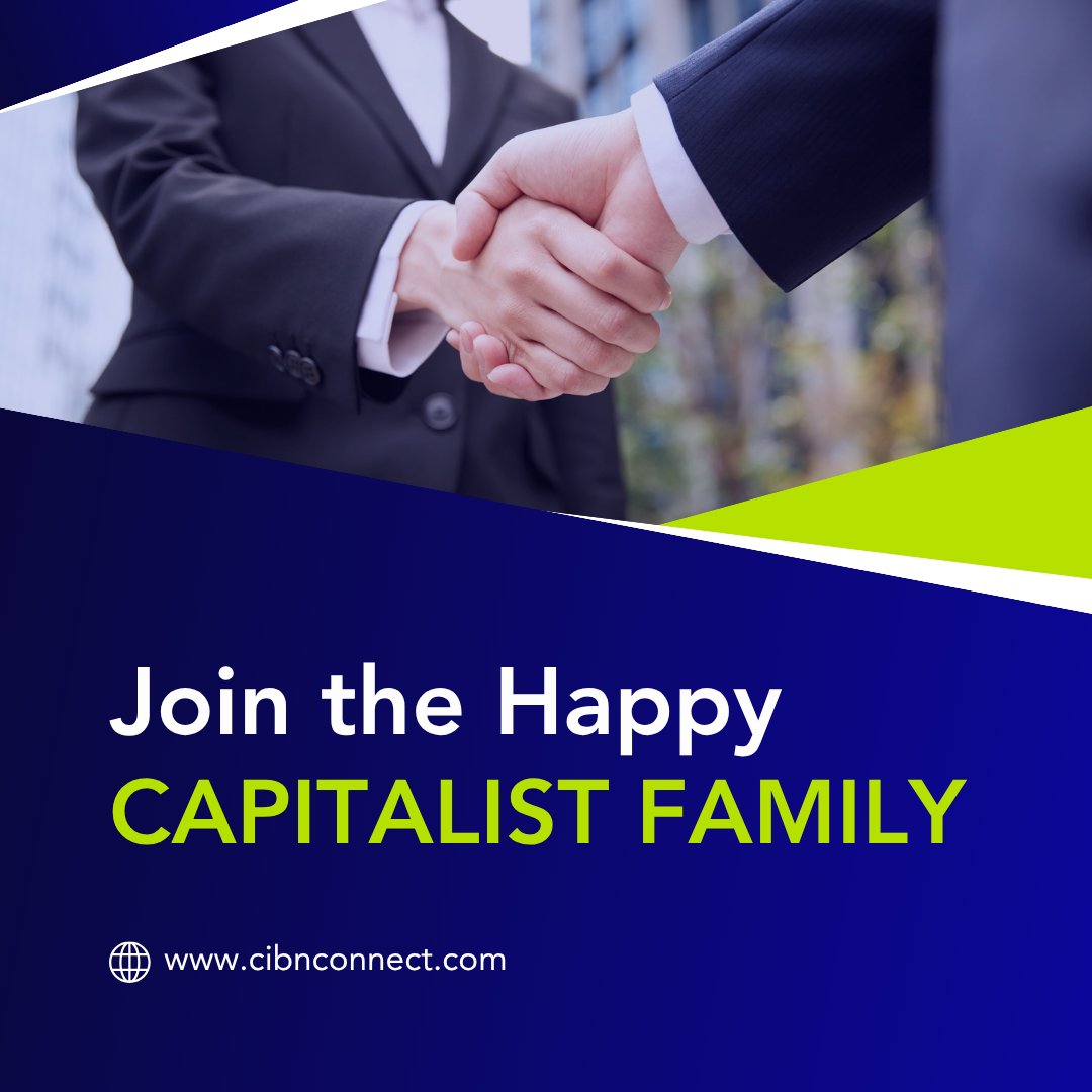CIBNtweets's tweet photo. 💙More than a club—a family! Let’s grow and succeed together with CIBN. 🚀

#HappyCapitalist #CIBNConnect #BusinessGrowth https://t.co/QFE1CYBRQv