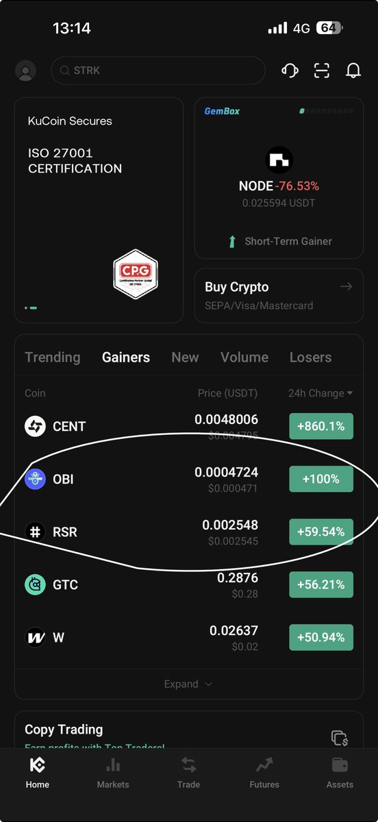 RBTeamBlueRose's tweet photo. $OBI $RSR 2nd and 3rd top gainers 😏

Subscribe to my telegram channel for more updates link on my bio 🔗 https://t.co/zQIX8VXwWf