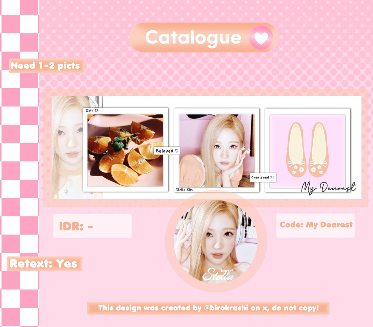 birokrashi's tweet photo. Help repost please? Thank you✨️❣️

Help ospek guys, aku punya 1 new katalog layout simpel ini. Apabila ada yg kurang aman bisa tegur di dm yaw🫶❣️ dan semua layout ready stocknya ufs ya, dengan price 8k saja. Yg mau jajan bisa ketuk dmku, thank you❣️✨️🫶

#bealanja https://t.co/DbeF5Z7tM8