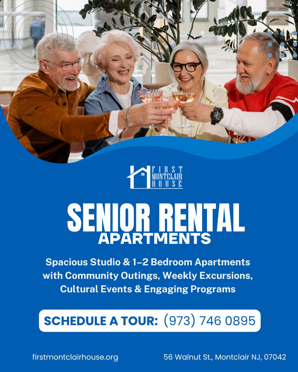 FirstMontclair's tweet photo. Senior Apartments Near Montclair, NJ

First Montclair House offers Senior Apartments with comfortable living, helpful amenities, and a welcoming community for older adults. Learn more: https://t.co/8quV8wnC4b

#seniorapartments #seniorhousing #seniorliving #affordablehousing https://t.co/oRNunFEgDD