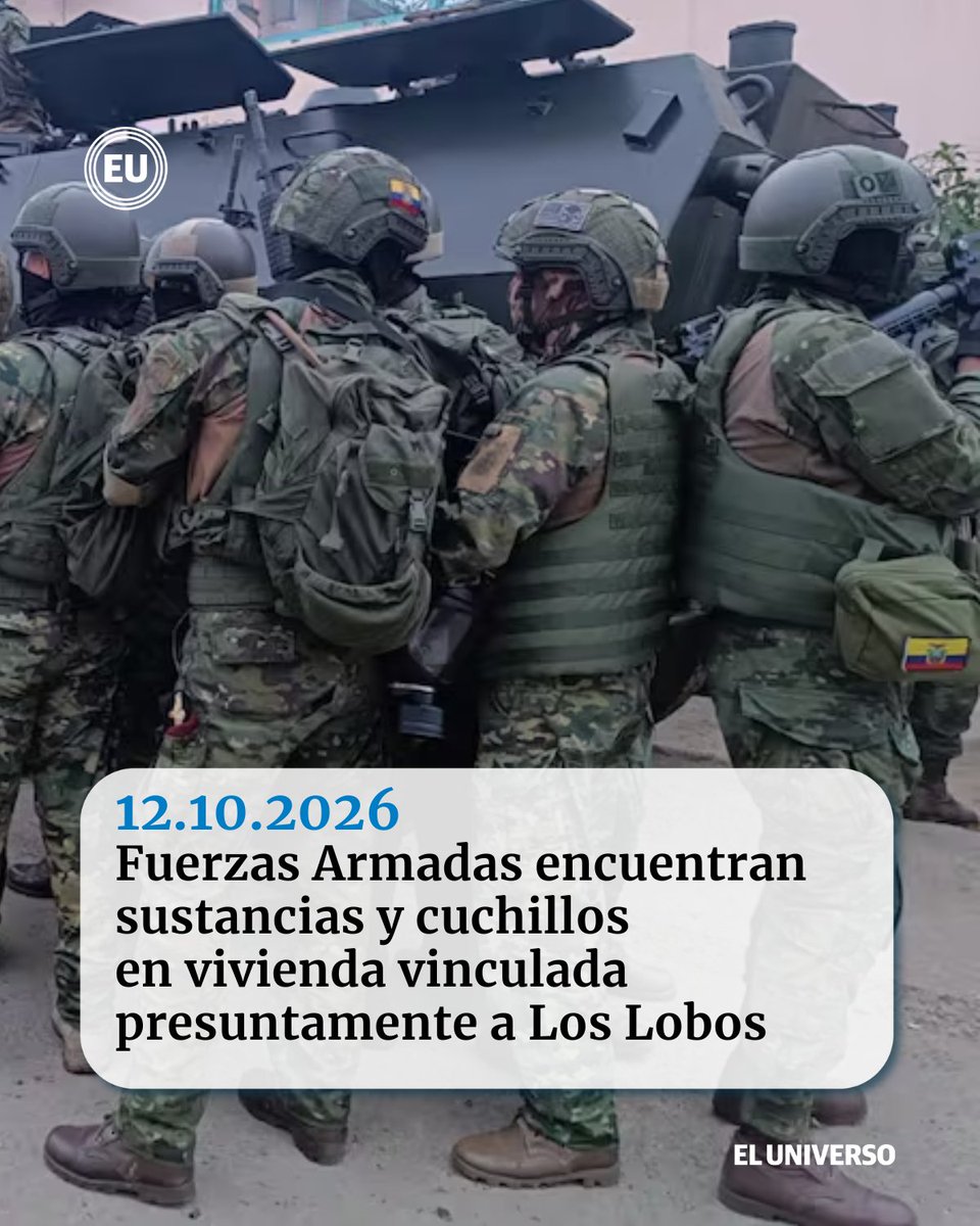 eluniversocom's tweet photo. Fuerzas Armadas encuentran sustancias y cuchillos en vivienda vinculada presuntamente a #LosLobos https://t.co/YKqbvUEyDq https://t.co/0YuNSokVst