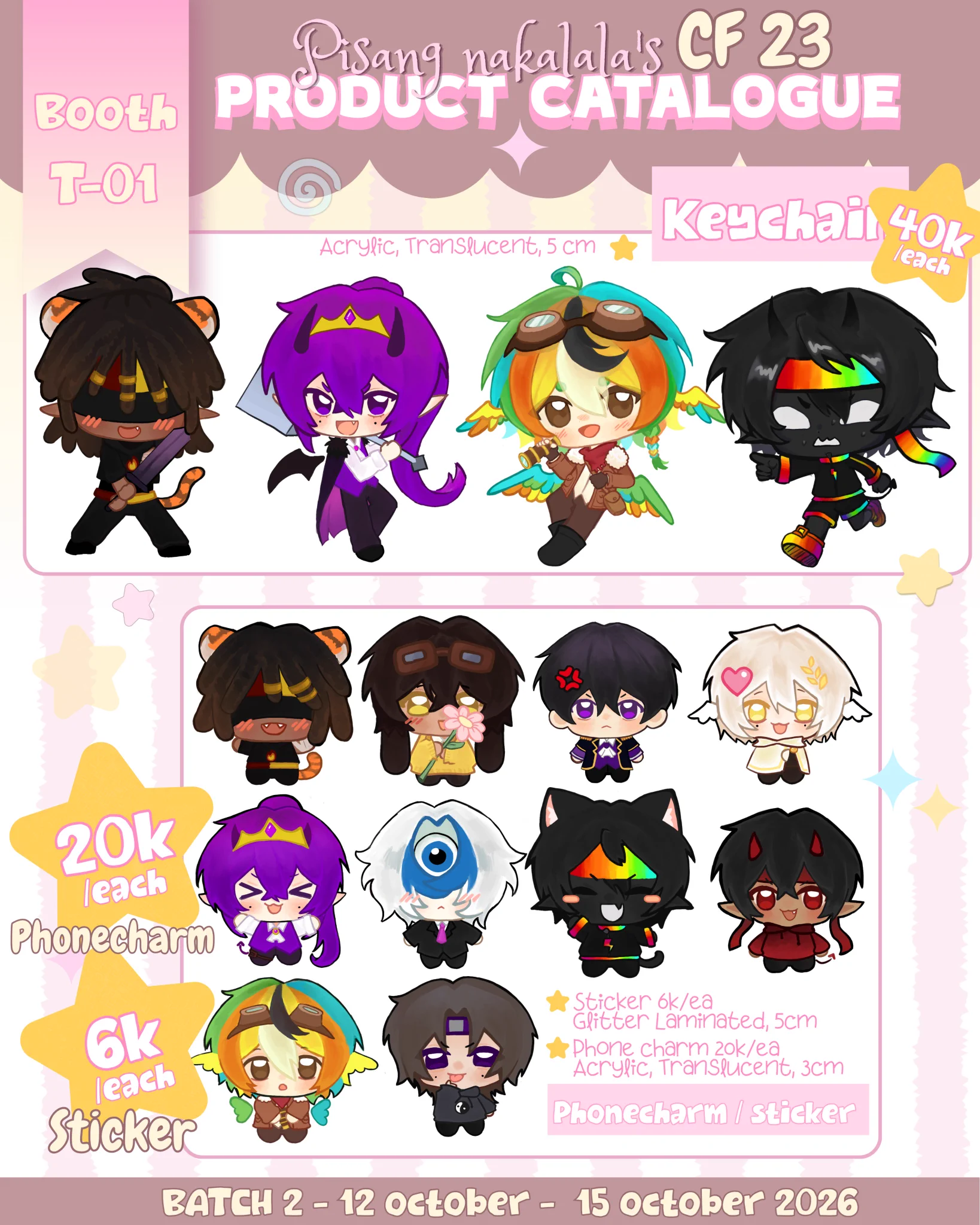 pisangnakalala | CF 23 T-01 on X: "My #CF23 BATCH 2 Pre-Orders are open ...