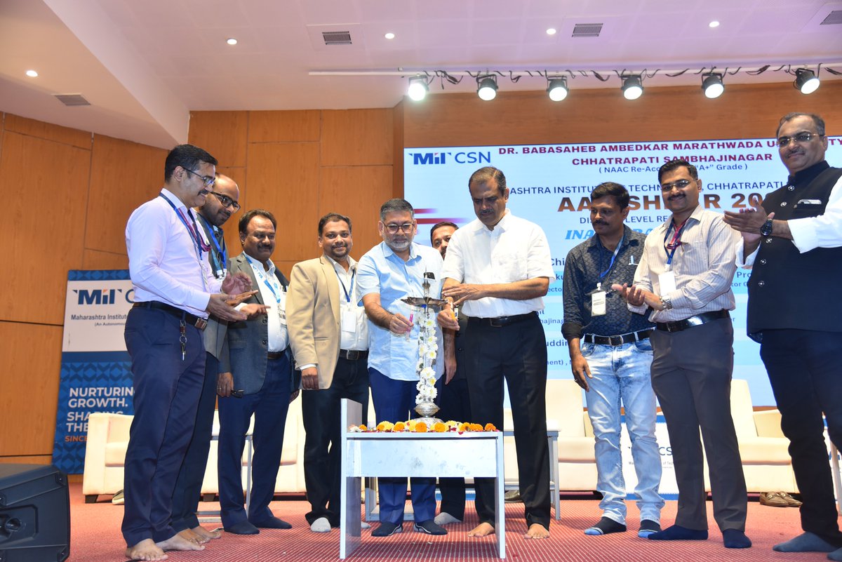 MIT_Updates's tweet photo. ✨ District Level Aavishkar 2026 Conducted at MITCSN!

Maharashtra Institute of Technology, Chhatrapati Sambhajinagar hosted District Level Aavishkar 2026 on 29 September 2026, under the aegis of Dr. Babasaheb Ambedkar Marathwada University, Chhatrapati Sambhajinagar. #mit_csn https://t.co/2Ie0aGiBni