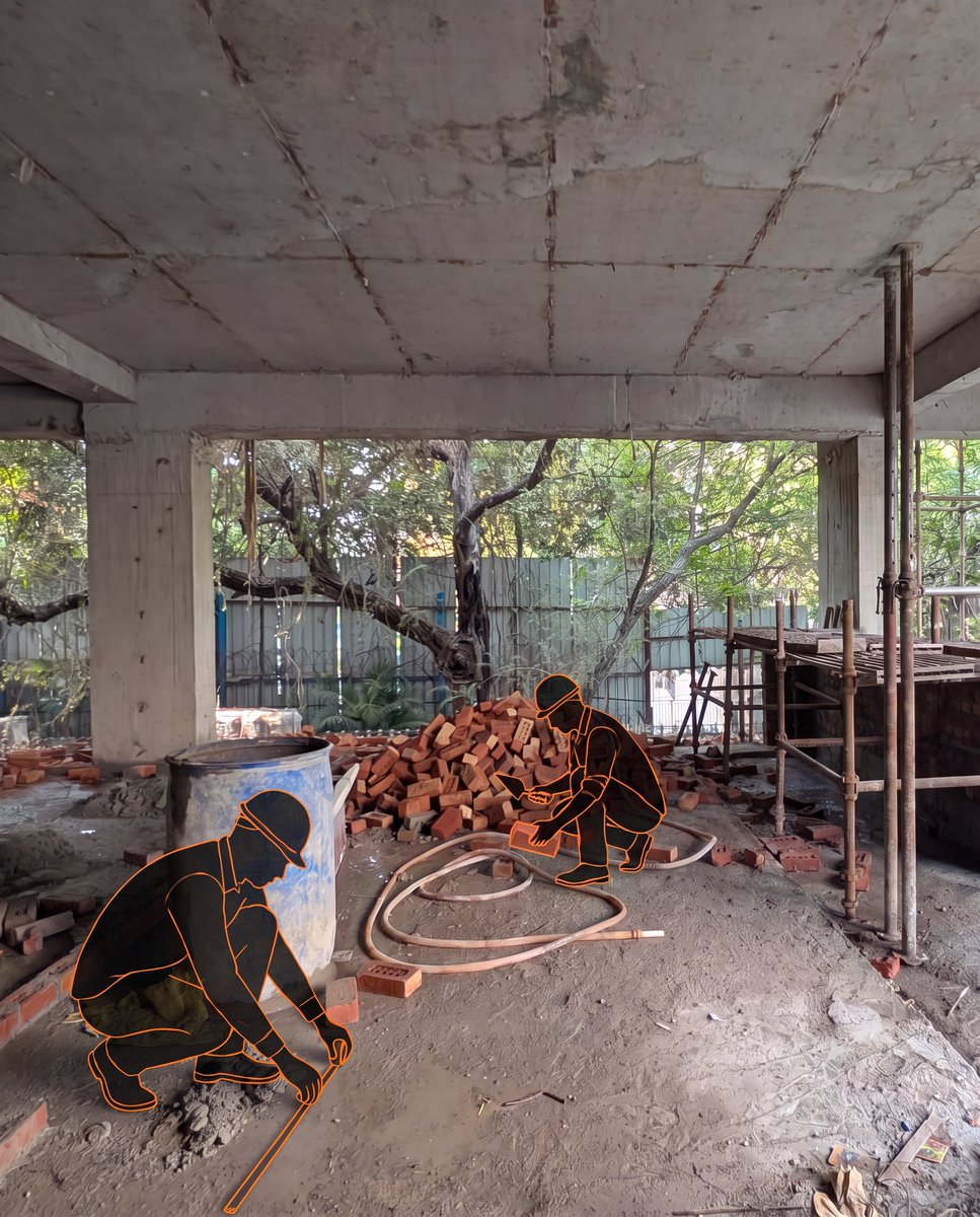 _morphogenesis's tweet photo. From architectural drawing to built form, every stage is a study in precision, coordination and craft. This series traces the processes of excavation, reinforcement, formwork and concrete that shape an idea into space. https://t.co/uBX3Xa0yts