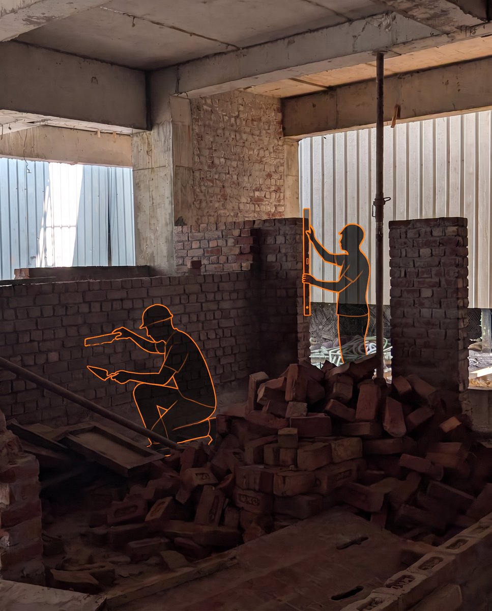 _morphogenesis's tweet photo. From architectural drawing to built form, every stage is a study in precision, coordination and craft. This series traces the processes of excavation, reinforcement, formwork and concrete that shape an idea into space. https://t.co/uBX3Xa0yts