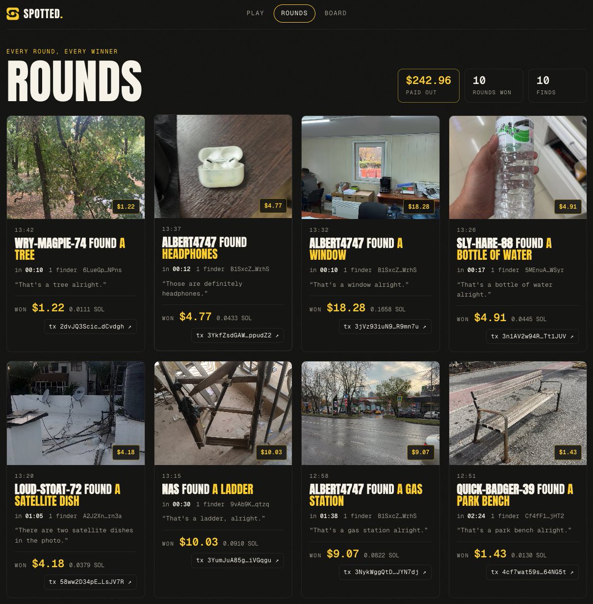 SpottedFun's tweet photo. Last round was won in 10 seconds!

https://t.co/havIrwTHVv https://t.co/VcEcylvf2M
