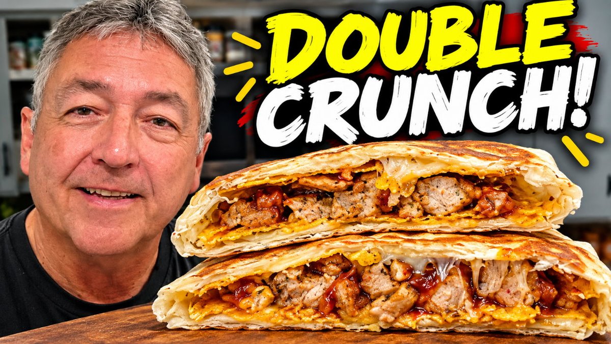 TortillaTakeovr's tweet photo. I Turned Leftover Chicken Meatloaf Into a DOUBLE CRUNCHWRAP! https://t.co/Wtc5NVJ5dj via @YouTube #TortillaTakeover #DoubleCrunchwrap #crunchwrap #ChickenMeatloaf #leftovermakeover #tortillarecipes #tostadas https://t.co/3qLYjZaARv