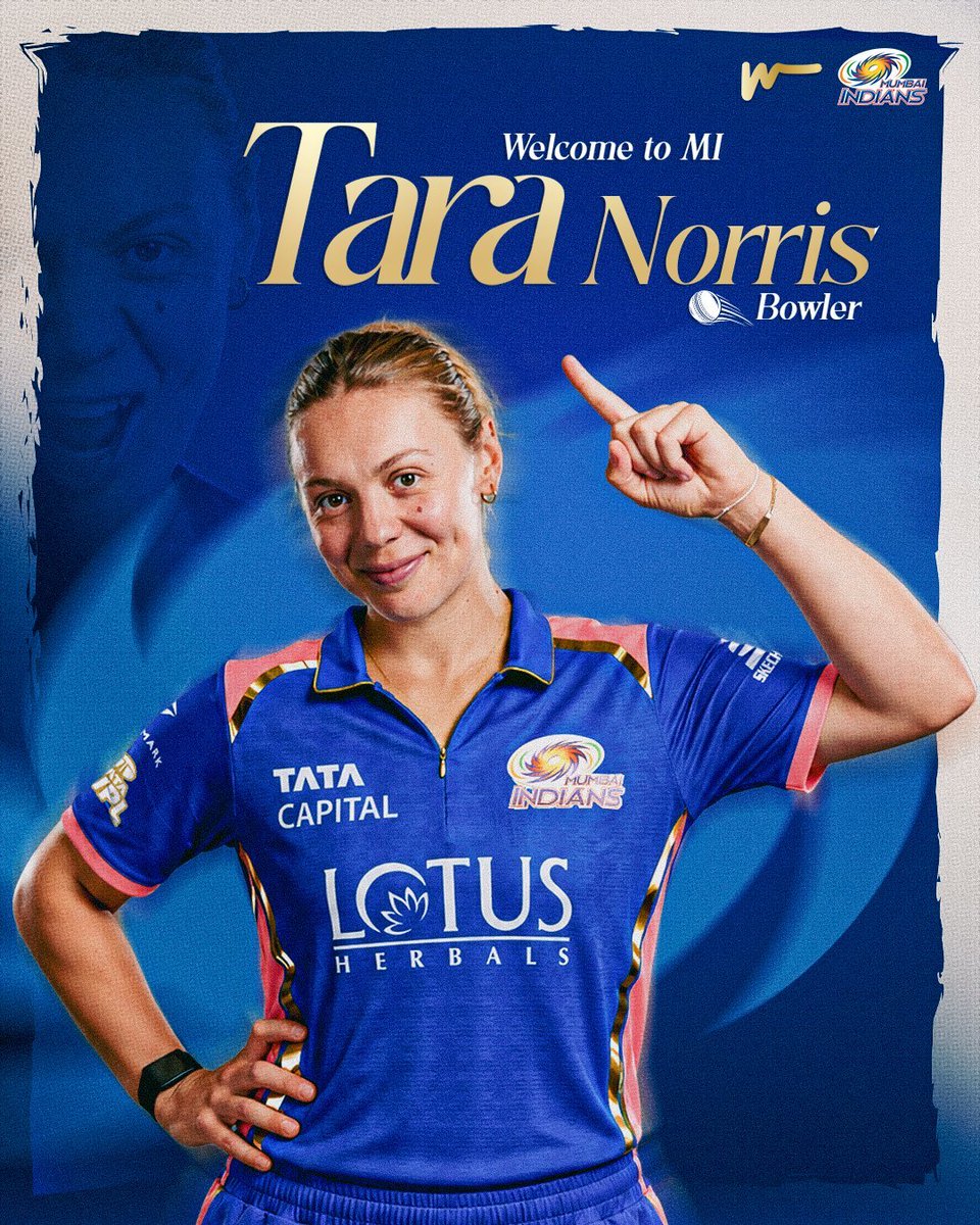 MIPaltanFamily's tweet photo. Tara Norris has been signed by MIW

Now we can play with 5 overseas players in the XI🔥 https://t.co/a5DnrLzqYe