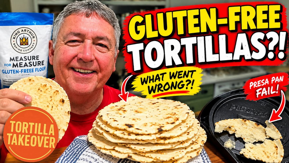 TortillaTakeovr's tweet photo. I Tried Making Gluten Free Flour Tortillas… What Happened!? https://t.co/CxeDrlsI7G via @YouTube #glutenfree #tortillas #flourtortillas #TortillaTakeover #homemadetortillas #glutenfreerecipes #mexicanfood https://t.co/dL6A50ESJA