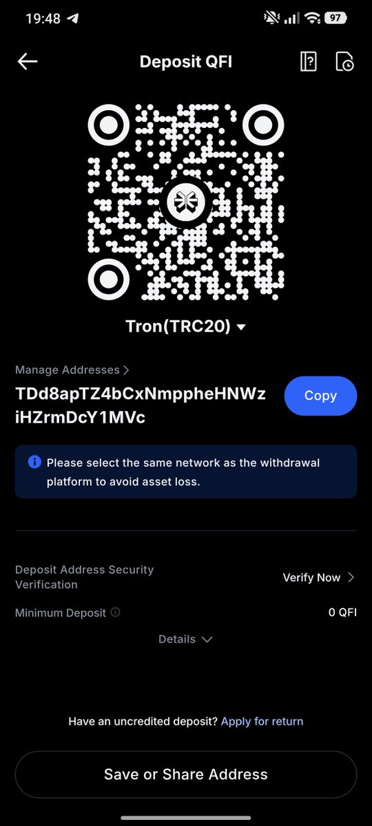 SSempra859's tweet photo. @Quantixfinance @token2049 @F1 @Max33Verstappen @MEXC Done All

TDd8apTZ4bCxNmppheHNWziHZrmDcY1MVc https://t.co/ALsVm4SxOj