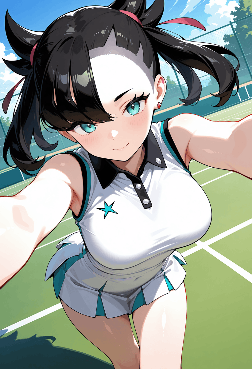 SpectrumP1's tweet photo. マリィのウェイトレス  #ポケモン #AIイラスト　
  Marnie https://t.co/XgITvqaxKr