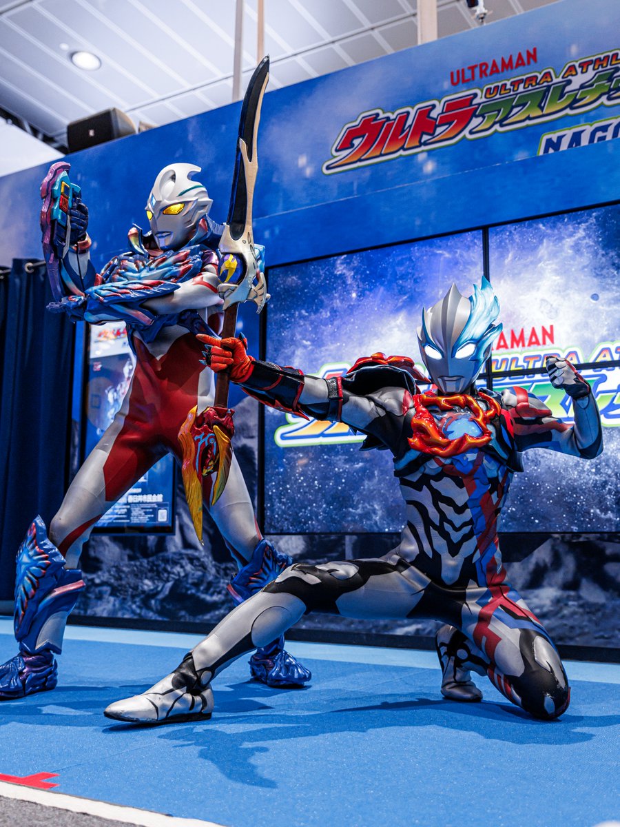 TKmasha_bro's tweet photo. 今日は久々の名古屋アスレ大人回！！
ファードラン×ギャラクシーの最強アーマーコンビ、見る度に本編でも並んで欲しかったな……と思うぐらい格好良い
#ウルトラアスレチック 
#ウルトラマンブレーザー 
#ウルトラマンアーク https://t.co/wO4yl2zD4i