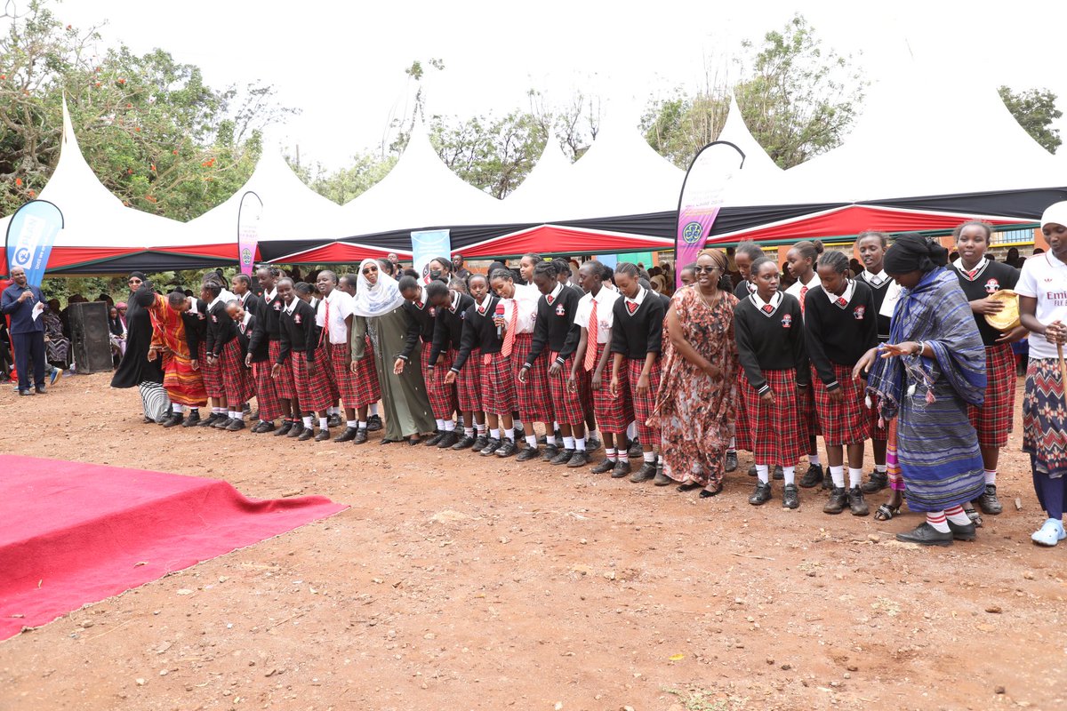 FirstLadyMbt's tweet photo. I joined PS Anne Wang’ombe &amp; other stakeholders in Marsabit to mark the International Day of the Girl Child under the theme, “End Child Marriage and Invest in Girls’ Rights.” We must protect girls’ rights, promote education and empower them to shape a brighter future for Marsabit https://t.co/q7YYyuzC8X