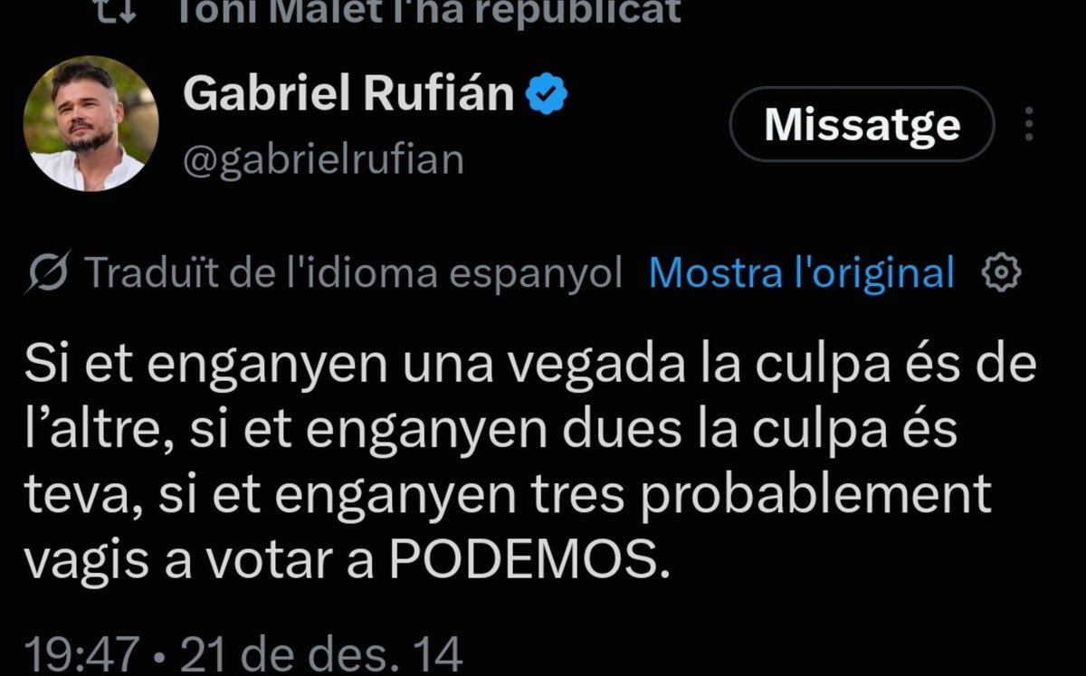 FrontRoger's tweet photo. @JoanTarda @Esquerra_ERC @PODEMOS https://t.co/4Yw7wKbTZz
