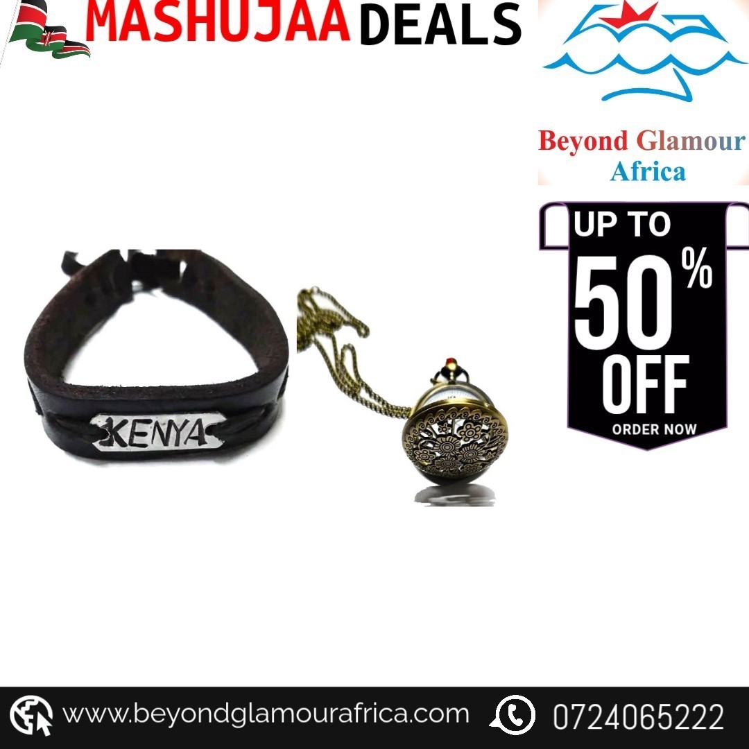 BeyondGlamour_'s tweet photo. Kenya leather bracelet and floral pocket watch combo durable and fashionable.
#bags #african #newmonth #newgoals #beyondglamourafrica #october #vintagestyle #bracelets #fashion #trendy #totebag #mashujaadeals https://t.co/QramqQ60Yi