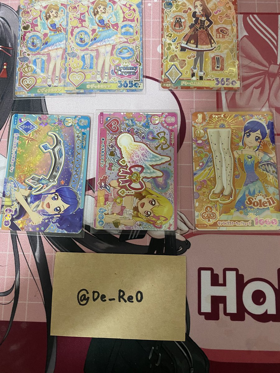 De_Re0's tweet photo. アイカツアンコール カード 交換 買取 譲渡

求)画像2
パラレルの場合当方n:1可能

譲)画像1

コンプ目的のためパラレル買取も受け付けております。🙇‍♂️ https://t.co/cbH6yyZ238