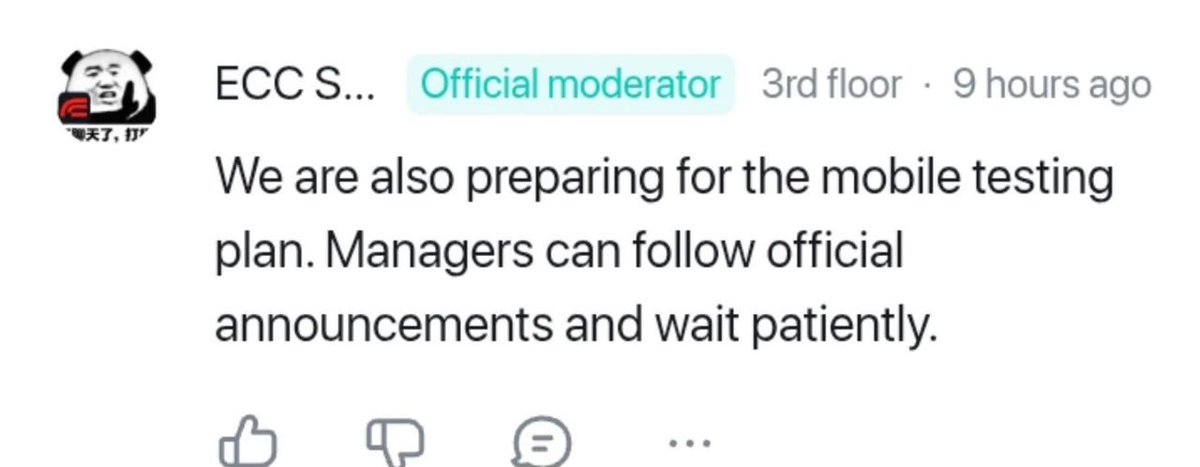eccINTEL's tweet photo. 🚨 ECC: Redline Mobile Announcement 🚨 

Recently one of ECC official moderator  announce a Test Version for Mobile coming soon

#ECCRedline #ECCRedlineMobile https://t.co/zVHOH8kLju