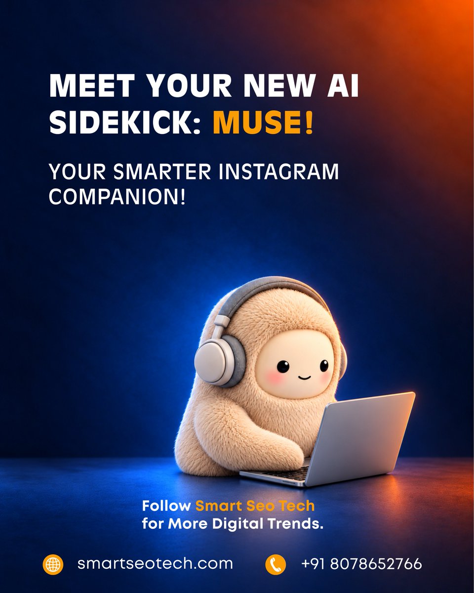_smartseotech's tweet photo. 🤖 Meet MUSE – Your New Instagram AI Sidekick! 🚀
Discover trends, explore fresh ideas, and get creative inspiration with Instagram's AI companion! ✨
🌐 https://t.co/vSsKP1HLrb
📞 +91 8078652766
#InstagramMuse #InstagramAI #AIContentCreation #DigitalMarketing #SmartSEOTech https://t.co/XPcyrMxHm4