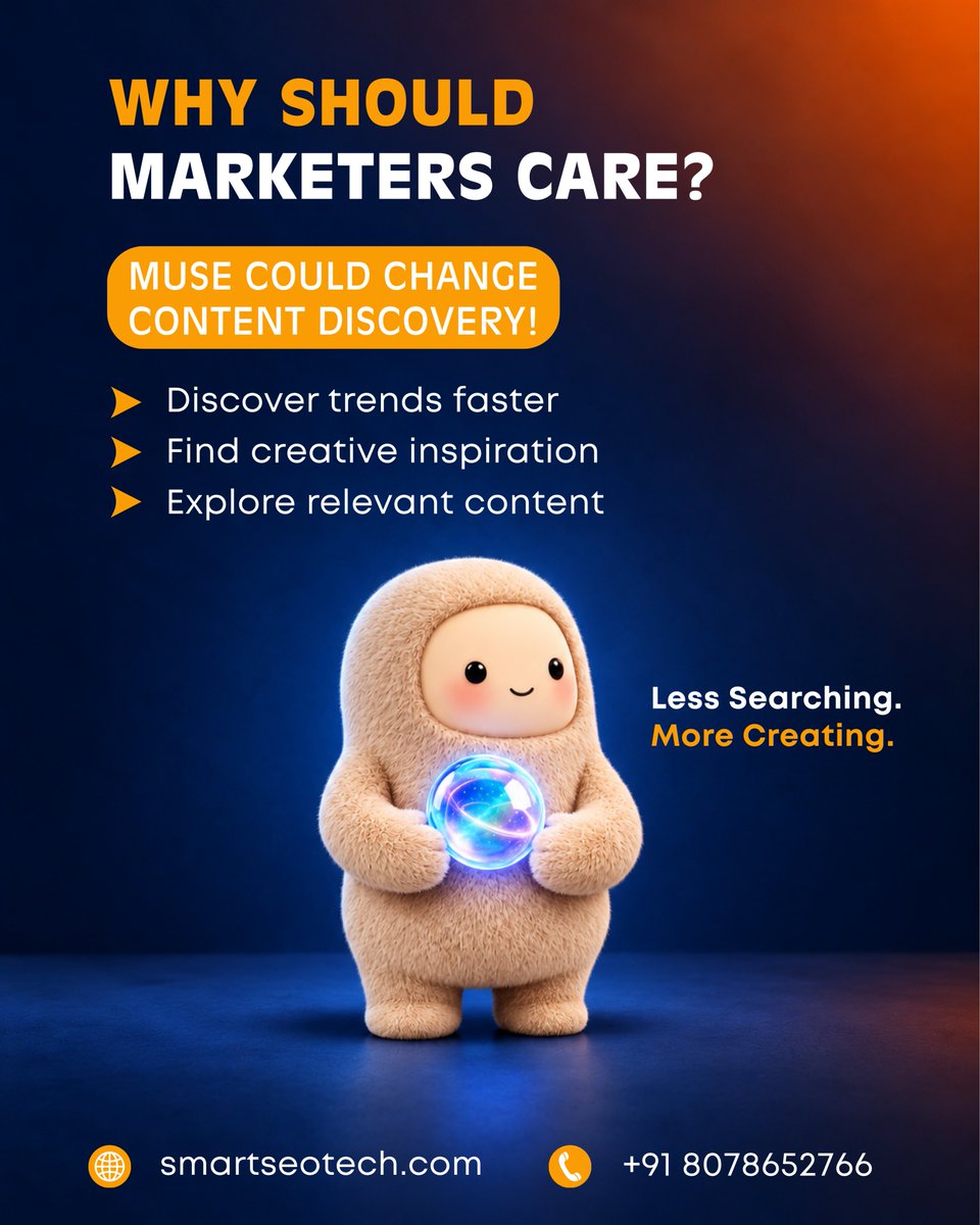 _smartseotech's tweet photo. 🤖 Meet MUSE – Your New Instagram AI Sidekick! 🚀
Discover trends, explore fresh ideas, and get creative inspiration with Instagram's AI companion! ✨
🌐 https://t.co/vSsKP1HLrb
📞 +91 8078652766
#InstagramMuse #InstagramAI #AIContentCreation #DigitalMarketing #SmartSEOTech https://t.co/XPcyrMxHm4