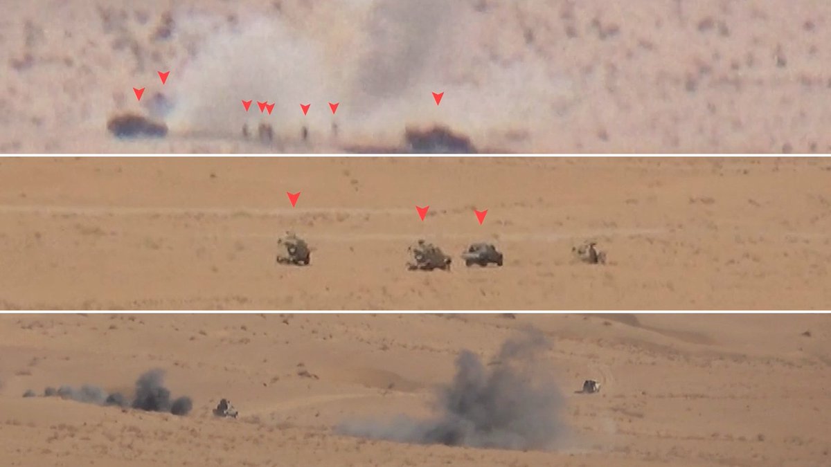 r1lnmg's tweet photo. مشاهد ضرب تحشيدات العدو السعودي وتدمير وإحراق آلياته في جبهة الفليحة جنوب محافظة مأرب 
https://t.co/tlpjpWdIZl
