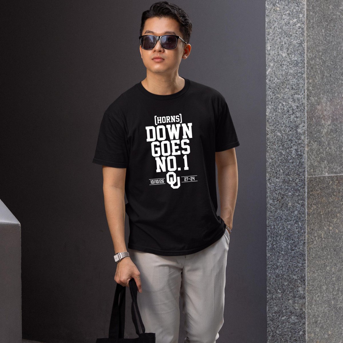 allblueteescom's tweet photo. Horns Down Goes No 1 Shirt 🤘🏈 Bring rivalry energy and bold college football attitude to your wardrobe! Perfect for game days, watch parties, tailgates, and fans who love a little friendly competition. #HornsDown #CollegeFootball #FootballShirt #GameDay 
https://t.co/rectKpp1MA https://t.co/OG0u3aNl7T