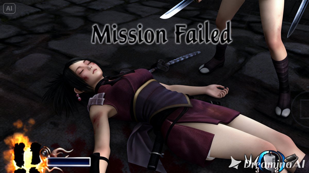 prasetya_j93824's tweet photo. Ayame 彩女 Tenchu Fatal Shadows 天誅 紅 is Losing to some the enemy game over Ryona リョナ . The beautiful Ninja girl who wears ninja short skirt was slice and dice by Some Samurai. Looks she down very nice to see #ninjagirl #kurenai #shinobi #ninjajapan #samurai #ryonas https://t.co/OxSXzMOAn5
