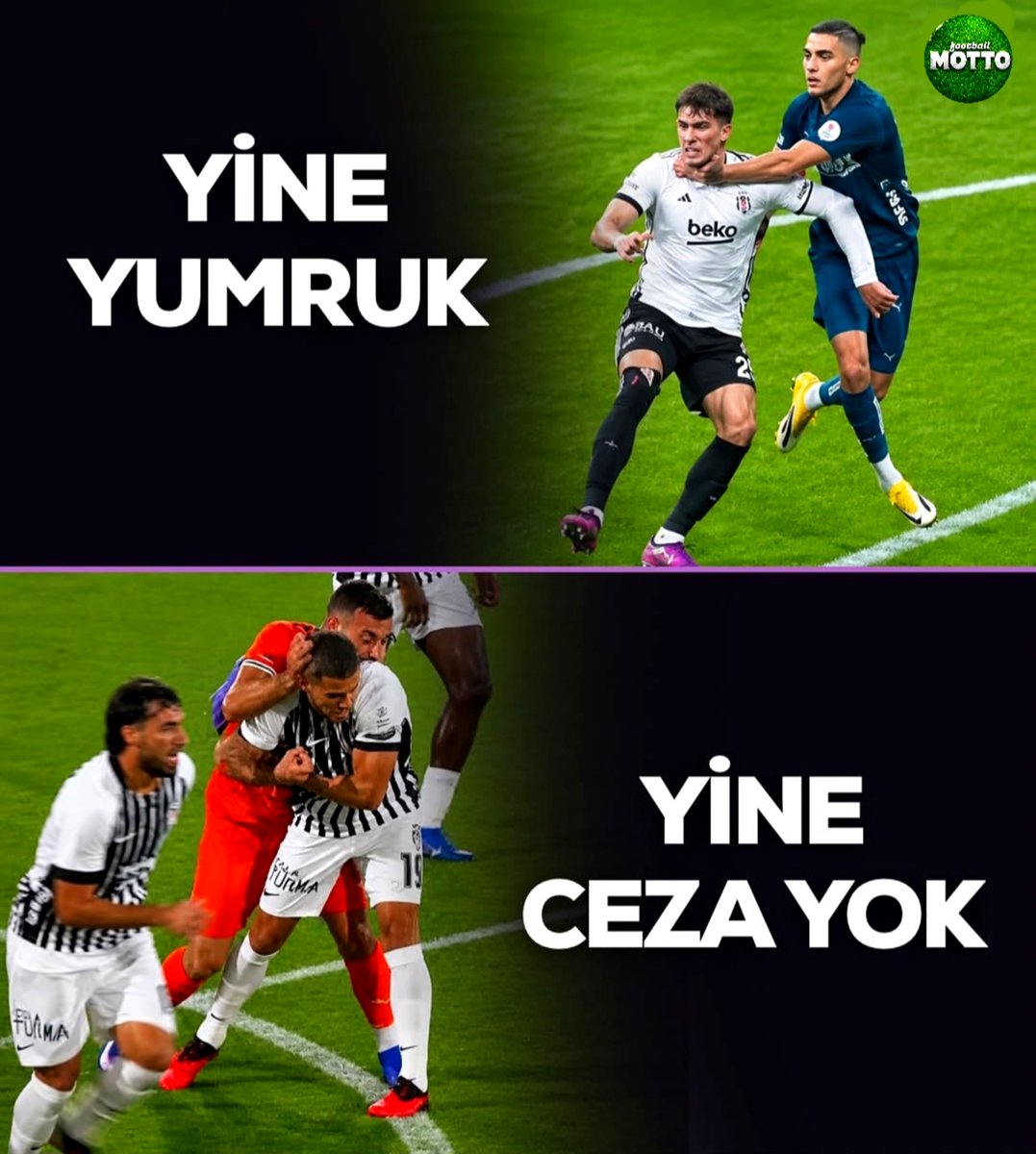 footballmottotr's tweet photo. 'Beşiktaş maçlarında ilginç şeyler oluyor. Trossard'dan sonra Vlahovic'e atılan yumruğa da kırmızı kart çıkmadı.'

- The Athletic https://t.co/MW6xZDAXVA