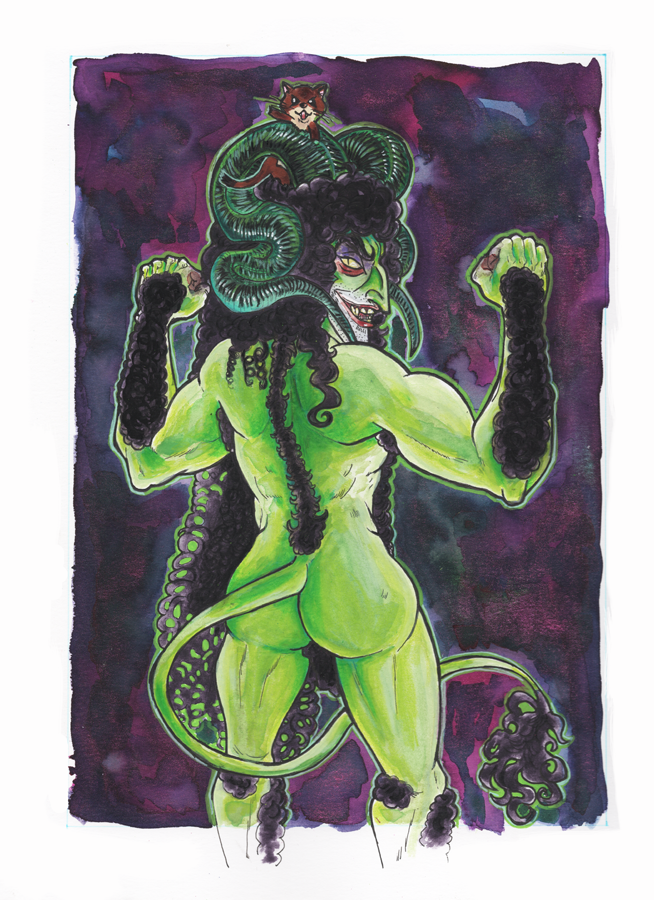 sheepshekets's tweet photo. DEMON ASS BUMPER PAGE >:D
Watercolor, Nicker Poster paints, acrylic paint, colored pencils and inks. https://t.co/eXMmVHv2f8