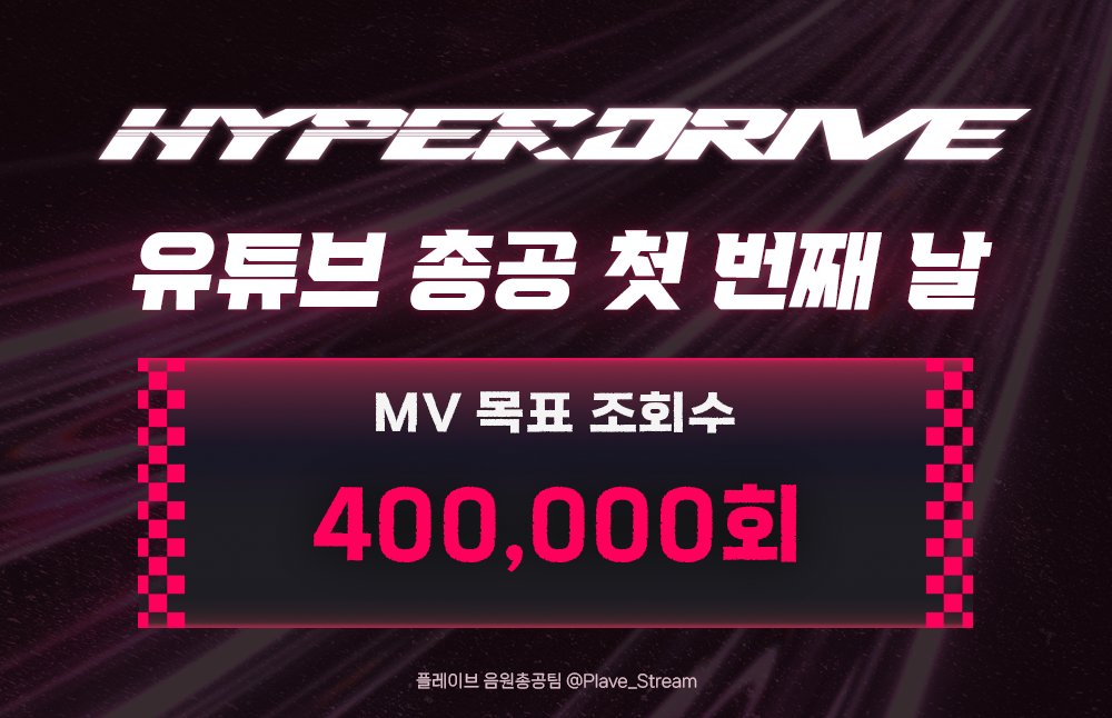 Plave_Stream's tweet photo. 🎬 PLAVE Star Trace M/V 총공 1일차 

🎬 MV 목표 조회수
현재 165,144회 / 목표 400,000회

뮤직비디오 바로가기
https://t.co/D1bjfNhV8E

뮤직비디오 스트리밍 리스트
https://t.co/VRHUawgcxL

#PLAVE #플레이브 #プレイブ #예준 #Yejun #イェジュン #노아 #Noah #ノア #밤비 #Bamby #バンビ #은호 #Eunho #ウノ #하민 #Hamin #ハミン #StarTrace #PLAVE_StarTrace #HYPERDRIVE