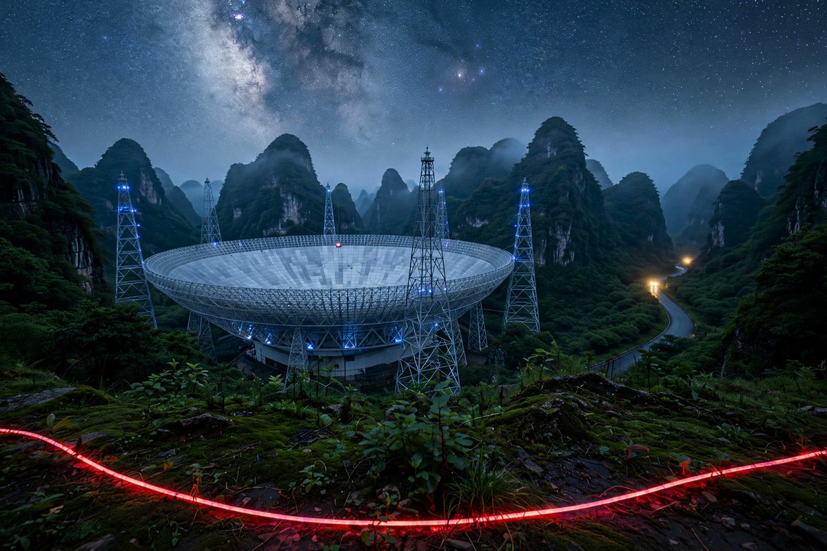 kakarotaa's tweet photo. 花2688就能自驾进天眼核心区？
据红星新闻报道，旅游平台售价598元的"天眼深度科普体验"，卖的是直抵圈梁、带电子产品拍照的服务，还有人花2688住酒店自驾长驱直入核心区。
天眼是国之重器，不是打卡景点。国家天文台已接举报调查。
商业不该越过科学边界线。🔭
#中国天眼 https://t.co/hbdxP5dOKm