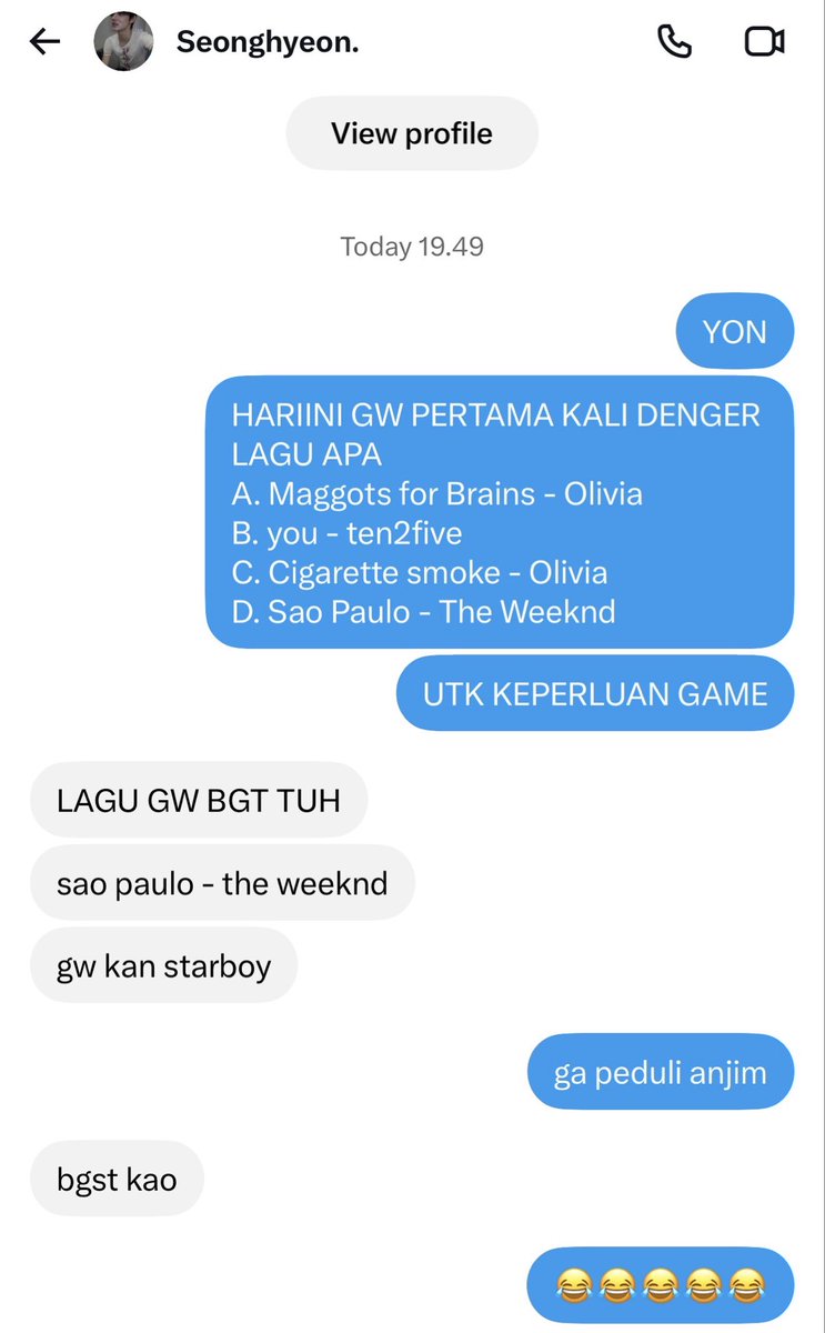thinkoffirdaus's tweet photo. R2 OKKK gw abis tanya abang fourth, papah anton, abang esan, dan sean…. 

okok tentukan pilihan mau megang jawaban syp dan bet brp duit,,, ditunggu sampe 20.15 deh https://t.co/pVdGDmacI5