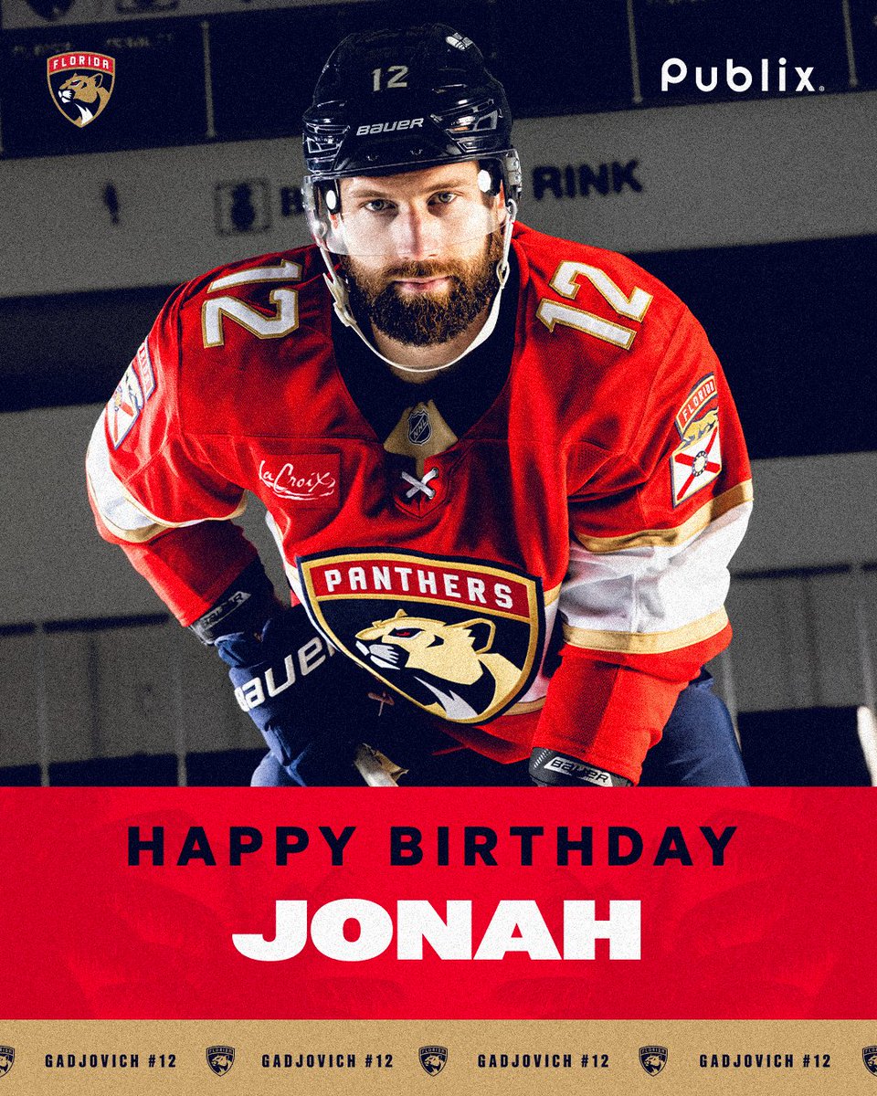 FlaPanthers's tweet photo. Happy birthday, Gadjo 😄 https://t.co/IaSNu4jXW3