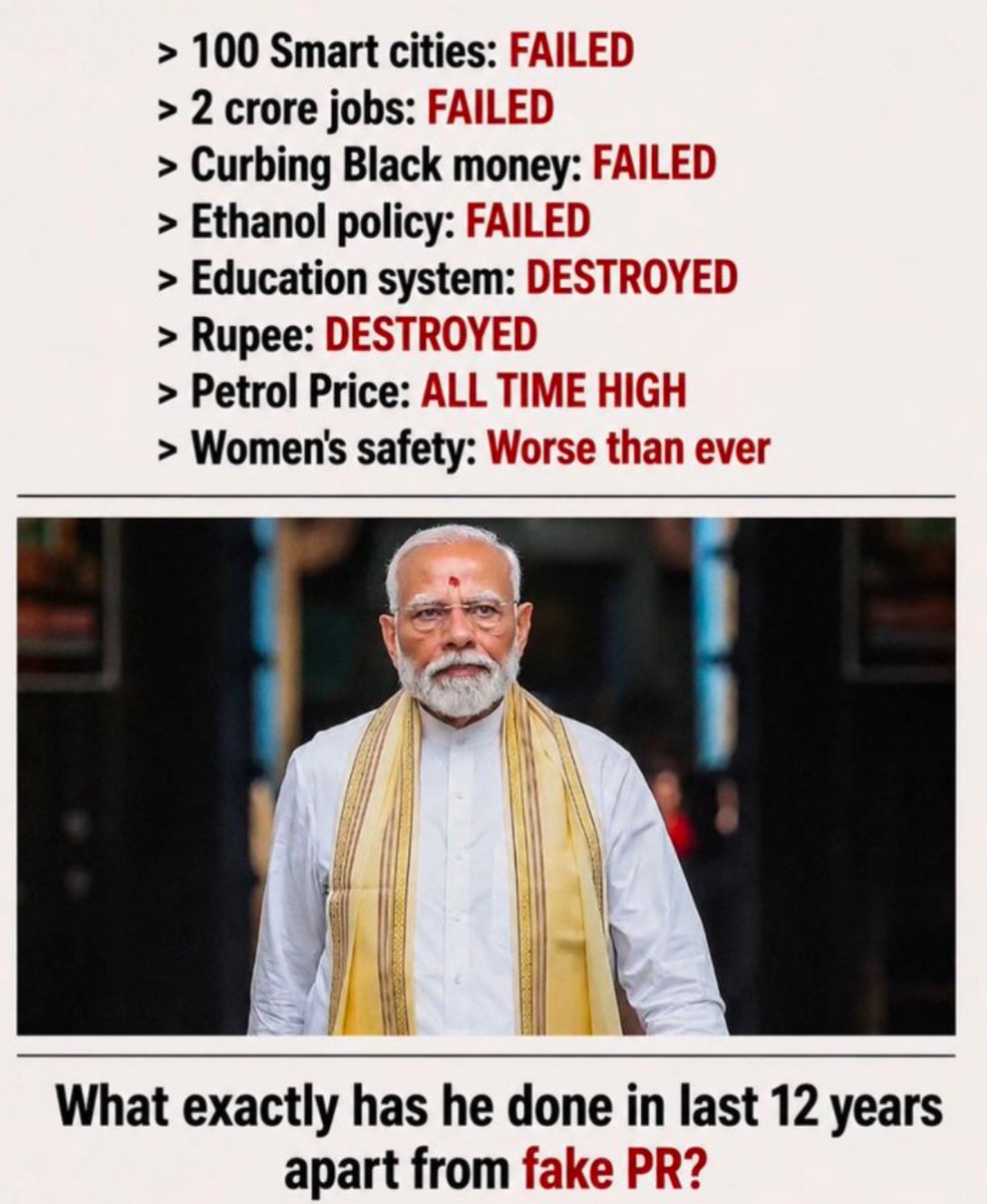 Aaradhya_02's tweet photo. @SandeepAlesar @INCIndia Yeah but Modi Is Successful !! https://t.co/hIfW20JIsN