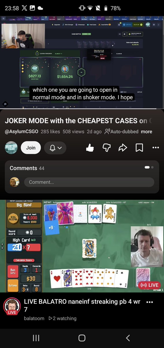 1LuckCs tweet picture