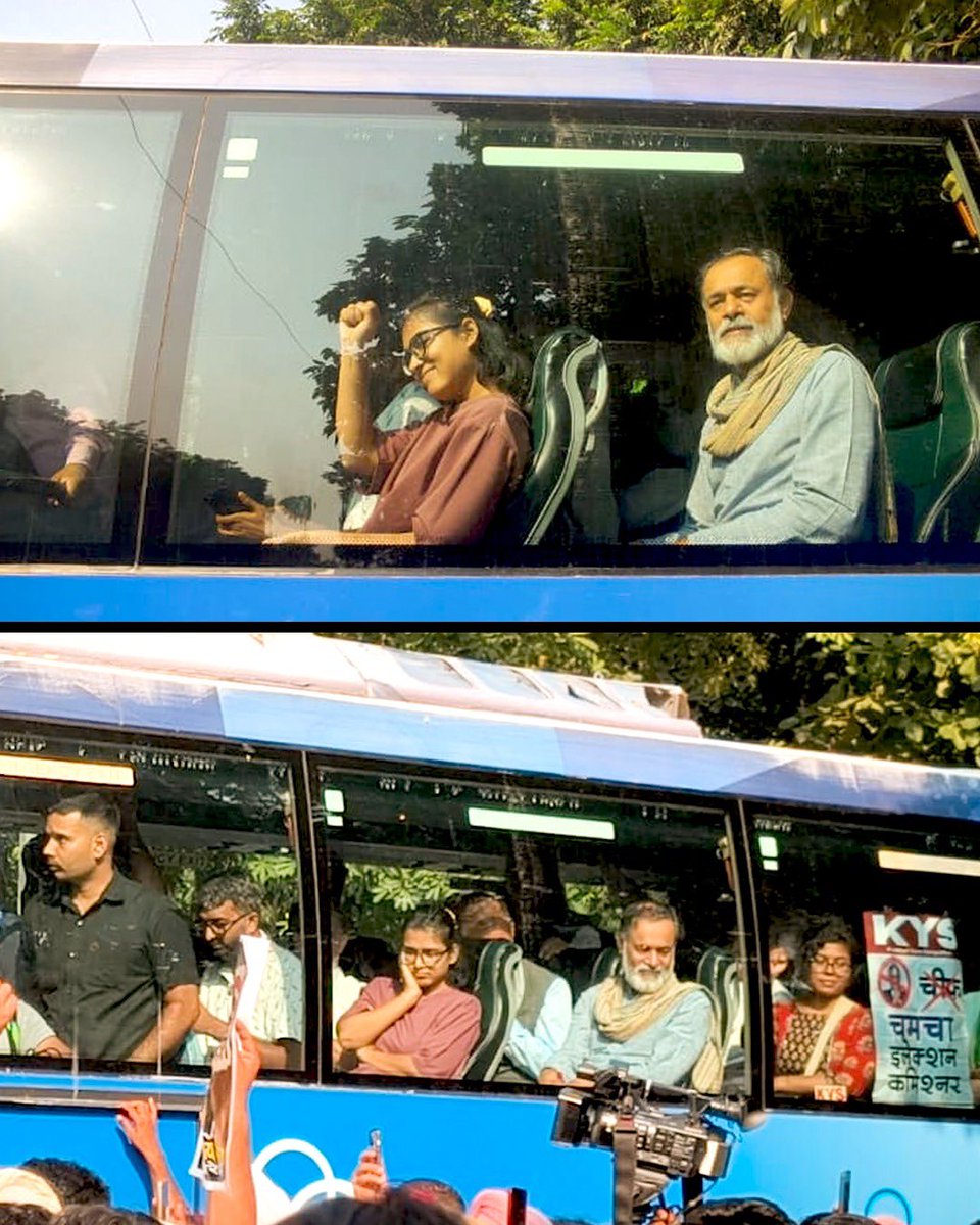 _YogendraYadav's tweet photo. आज दिल्ली का पुलिस कॉन्स्टेबल भी सुप्रीम कोर्ट के आदेशों की ढेला भर परवाह नहीं कर रहा। 

लोगों को अवैध तरीके से हिरासत में लिया गया, वकीलों को अपना काम नहीं करने दिया जा रहा और पत्रकारों की गिरफ्तारियाँ हुईं। सुप्रीम कोर्ट के आदेशों के बावजूद ऐसा हो रहा है इसीलिए आज यह मार्च हो रहा है।

देश की सबसे पवित्र संस्था पर दबाव डालने नहीं, उसके हाथ मज़बूत करने आए हैं—ताकि संविधान की रक्षा में उसकी कलम और मज़बूती से चल सके। न्यायपालिका की मजबूरी को मज़बूती में बदलने आए हैं।

#MarchForDemocracy  #INDIAAlliance #SupremeCourtofIndia