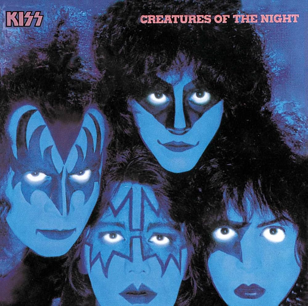 landofthe80s's tweet photo. KISS released "Creatures of the Night" on October 13, 1982! The hard-hitting album marked a heavier musical direction for the legendary rock band. 

BITE-SIZED FACT | The record featured "I Love It Loud," which became one of the band's signature anthems and remains a fan favorite. #80s