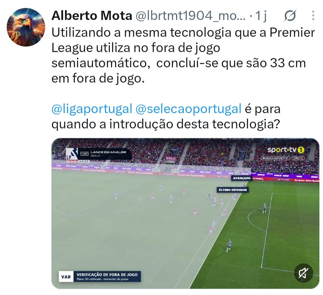 TribunalDragao's tweet photo. Já estou a imaginar a próxima reunião da Liga:

- "O sistema SAOT custa mais de 5M€ para ser implementado numa fase inicial."

- "Calma, meu querido, temos um gajo no Twitter que faz isto num instante e de borla!" https://t.co/mbOMzmqPDp