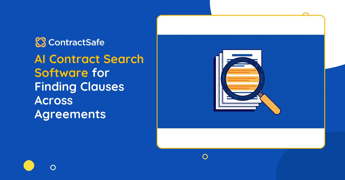 ContractSafe's tweet photo. 👀 Exact keywords miss clauses that use different language. Test real agreements and verify the source.
https://t.co/8dMuO8omQF

#CLM #LegalTech #ContractManagement #ContractSafe #ContractManagementSoftware https://t.co/hFpuxQ023Q