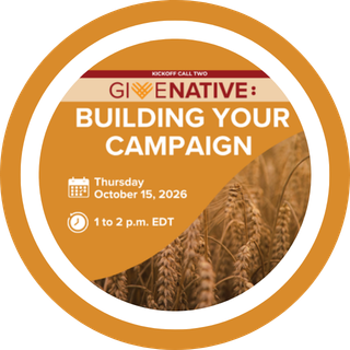 native_ways's tweet photo. Join us for Building Your Campaign, our second #GiveNative webinar focused on helping Native nonprofits create effective fundraising campaigns at any level of experience or capacity.

Register here: https://t.co/1SSG36w7kL https://t.co/NJwJWGGF6i