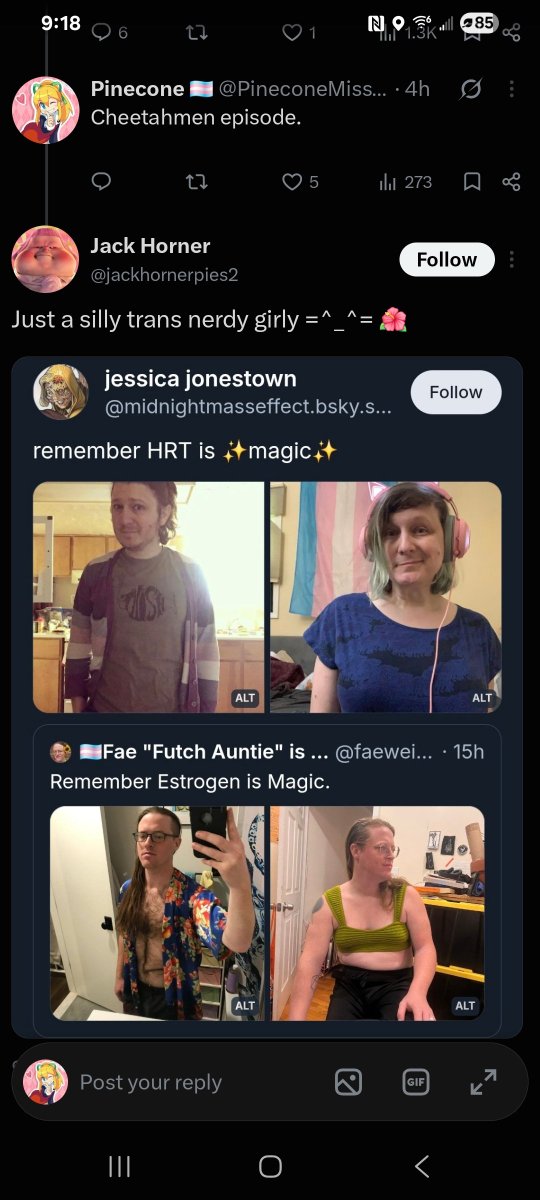 PineconeMiss99's tweet photo. @Kodaliras Bro this happened to me yesterday. I just commented on someone asking what clip op used- it being AVGN related 😭 https://t.co/xU3J43NplC