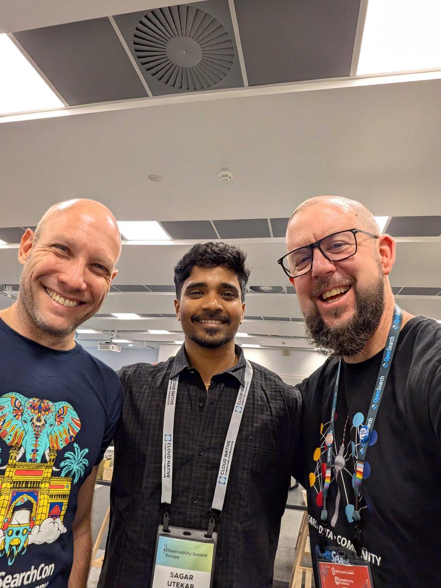 OpenSearchProj's tweet photo. Last week at Open Source Summit Europe, OpenSearch sponsored the event, connected with the community at our booth, and explored agentic search on stage with OpenSearch Ambassadors @Horovits and Aswath N Srinivasan.

Thanks to everyone who stopped by and made it a great week! https://t.co/R21W7wloPq