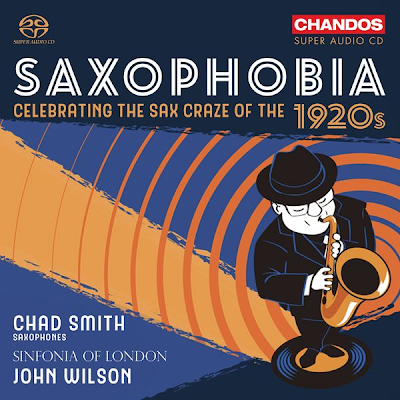Jazz_Chill's tweet photo. Before swing and bebop, Rudy Wiedoeft made the saxophone America's first instrumental superstar. Now, Chad Smith reimagines his dazzling 1920s repertoire with grand symphonic arrangements on Saxophobia – Celebrating the Sax Craze of the 1920s. https://t.co/Jrh9InYzjm https://t.co/TNYnW03Uhs