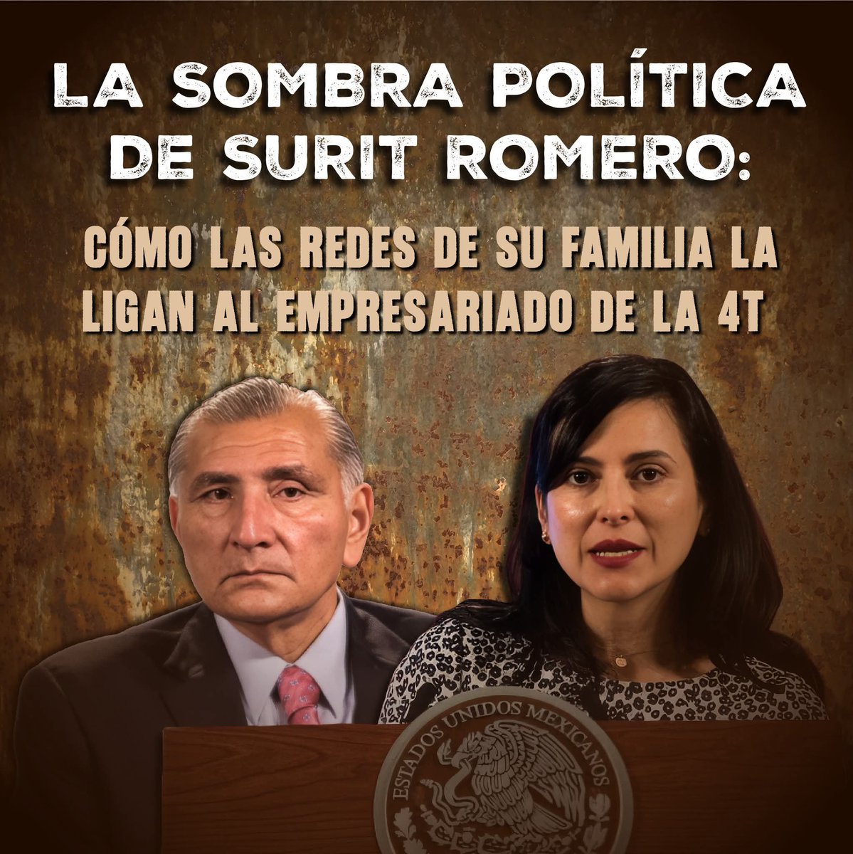 Narda_Watson's tweet photo. @Claudiashein La sombra política de Surit Romero demuestra cómo las redes de su familia la ligan directamente al empresariado de la 4T. Un diagrama de seguimiento relaciona al entorno familiar de Romero con el Corporativo Grupo COCEI y FMedical. 

Y al pueblo pisotear https://t.co/h0qDqWlUHD