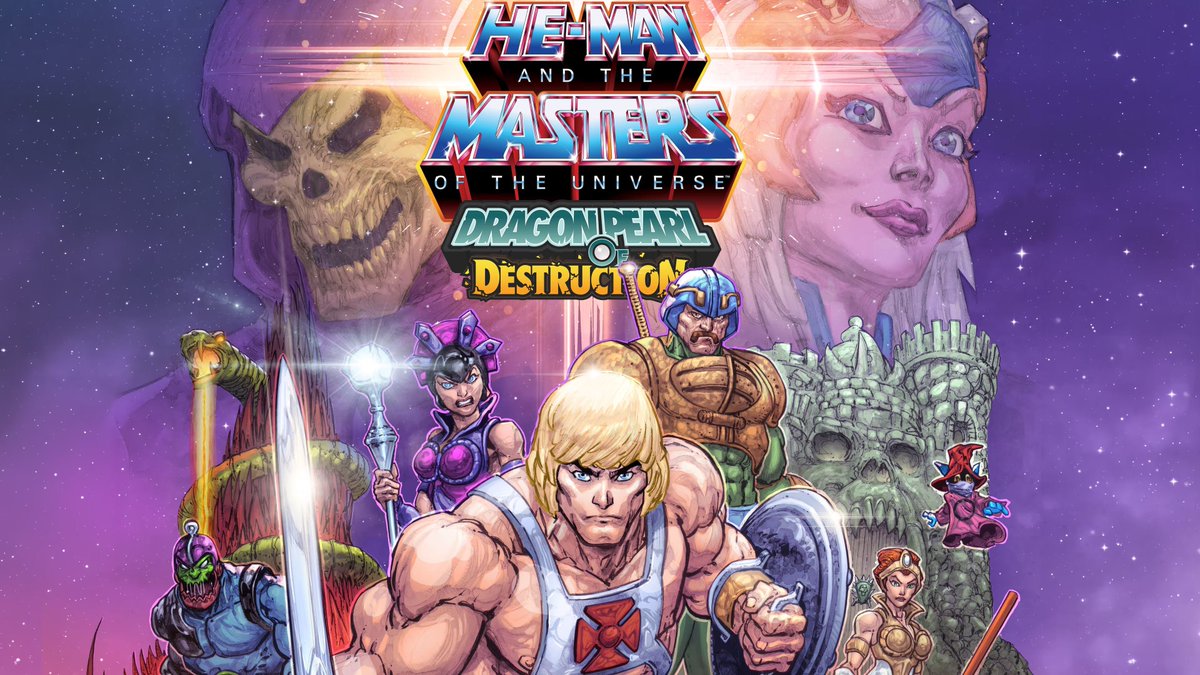 gematsu's tweet photo. He-Man and the Masters of the Universe: Dragon Pearl of Destruction launches February 4, 2027 https://t.co/XFqjSUhDf5 https://t.co/jjYocVlunP