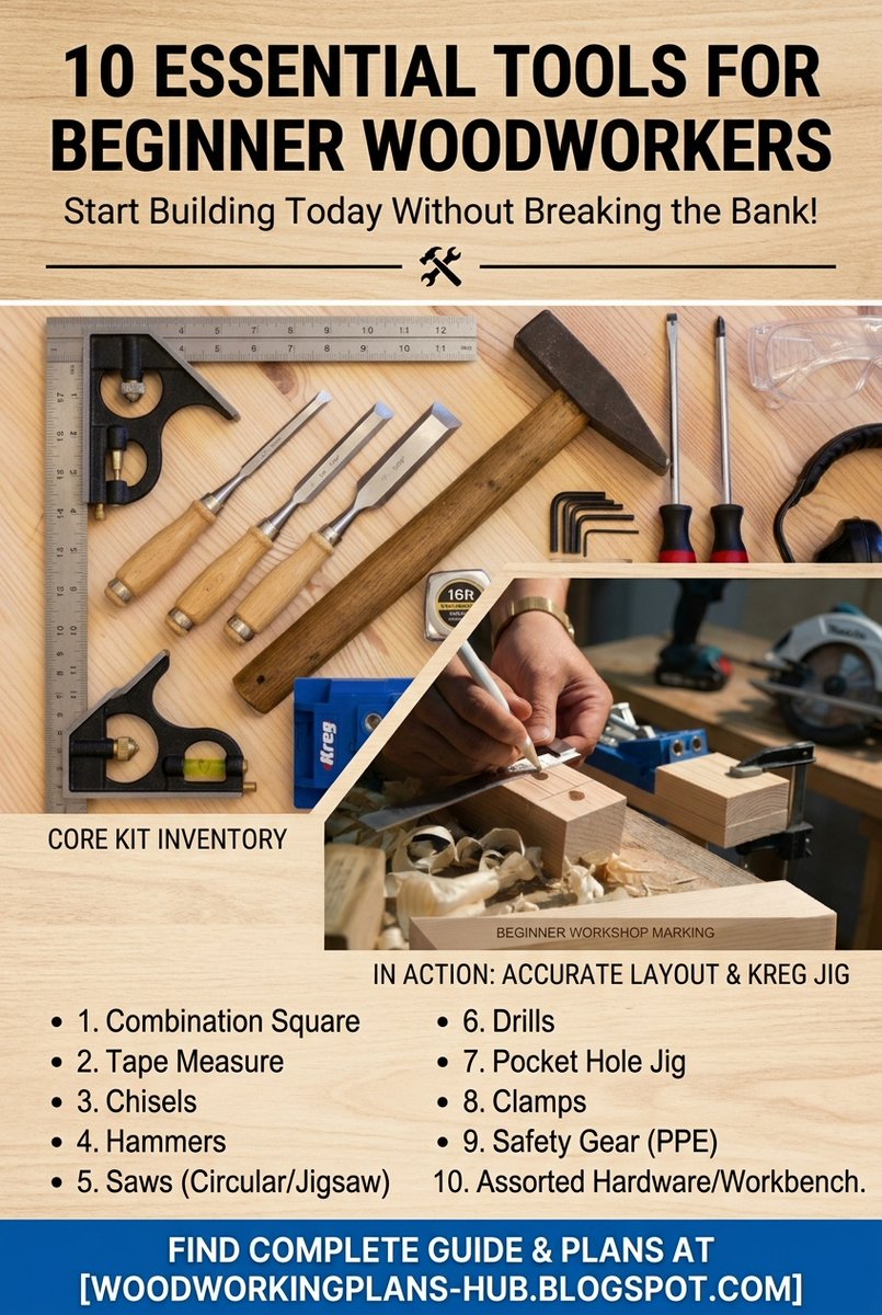 strange8281's tweet photo. Thinking about starting woodworking on a budget? 🪵🔨

You don’t need a $5k shop to build great DIY projects! Here are the 10 essential tools every beginner actually needs.

📖 Read the guide: https://t.co/AcJ0bCXqpa

#Woodworking #DIY #WoodworkingTools #DIYProjects https://t.co/aO7WT4GZXM