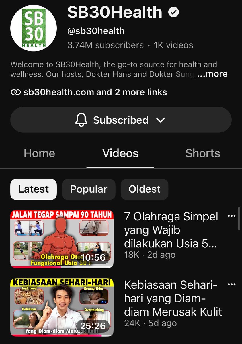 bluerock38's tweet photo. aku mau kasih rekomen tontonanku:
(Jazirah Ilmu) bahas sejarah peradaban semua agama, 
(SB30Health) ini baguss banget tentang kesehatan dijelasinnya perinci sma Dr. Hans, 
(Fariz Gamal) ini mix semua berkaitan di Indonesia/luar dia bahas, 
(Joe HaTTab) jalan2 GRATIS🤣😂😂 https://t.co/dJINaBxYIe