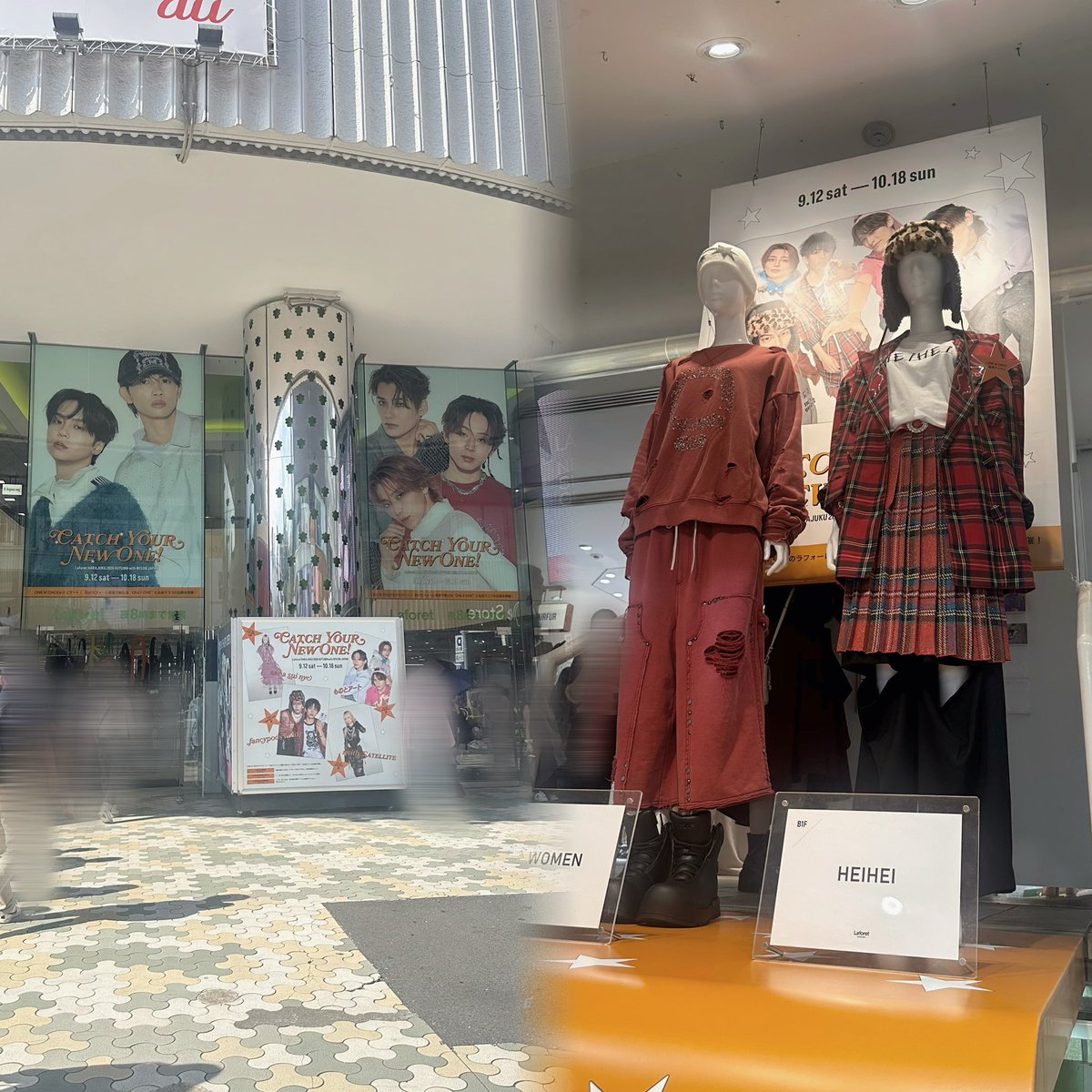 103_1222's tweet photo. ほんまはこないだの休演日に行きたかってんけどスケジュール厳しくて今日早めの新幹線取って朝からエビライぶりに原宿に降り立ってラフォーレ見てきた🙂‍↕️🤍どっかでてるてるなおや落としてしまってほんまに悲しかったけど今日最前出たから全部チャラ、うそ、もうてるてる売ってへんの悲しすぎる https://t.co/mcI8faeZtI