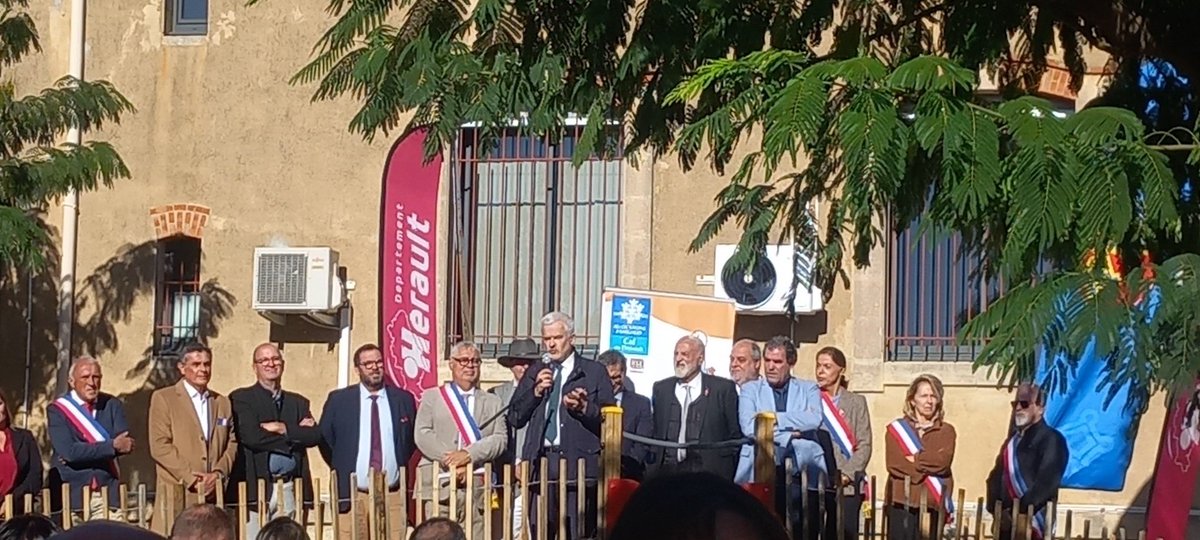 Image de Préfète de l'Hérault - Jacques Lucbéreilh, sous-préfet de Béziers, a participé vendredi 9 octobre à l' inauguration du cent